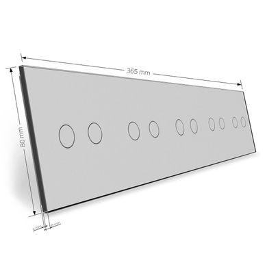 Сенсорная панель для выключателя 10 сенсоров Livolo