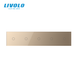 Touch light switch LIVOLO, 5 gangs (1-1-1-1-1)