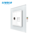 Розетка комп'ютерна RJ-45 і ТБ розетка Livolo
