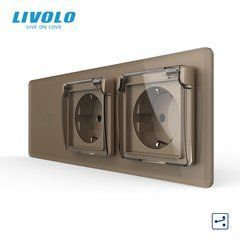 Сенсорний вимикач LIVOLO з розеткою