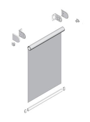 Roller blind system (VL-SHR38)