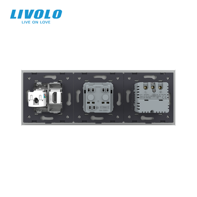 Потрійна електрична розетка LIVOLO