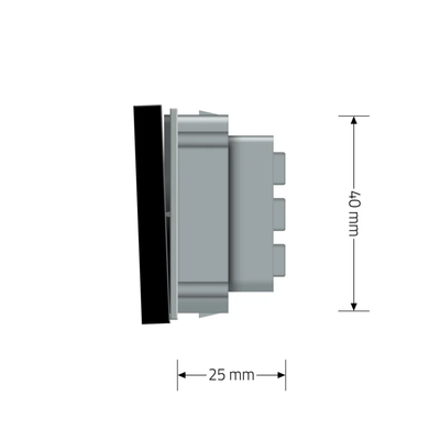 Mechanical three way switch 1 gang module Livolo