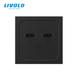 Механизм розетка USB Type-C с Power Delivery 65W Livolo