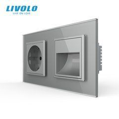 Двойная электрическая розетка LIVOLO