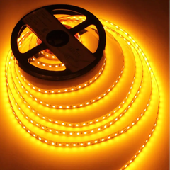 Светодиодная лента LED-STIL 2400К 9,6 Вт/м 2835 120 диодов IP33 12 Вольт 750 Lm янтарный цвет свечения