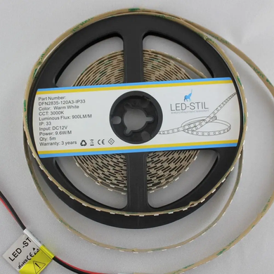 LED strip LED-STIL 4000K, 9.6 W/m, 2835, 120 diodes, IP33, 24V, 1000 LM, neutral light