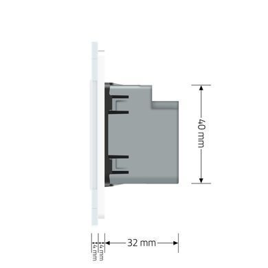 Розетка USB Type-C с Power Delivery 45W Livolo