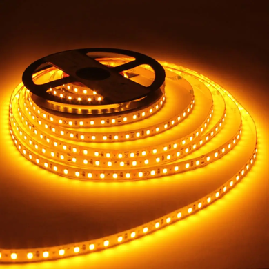 Світлодіодна стрічка LED-STIL 2400К 9,6 Вт/м 2835 120 діодів IP33 12 Вольт 750 Lm янтарний колір світла