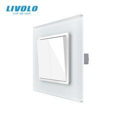 Mechanical 2 gang reset function switch Livolo