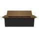 LIVOLO built-in desktop socket block, 3 earthed mains sockets, bronze, aluminium, 265 &times; 118 &times; 70 mm, smooth opening