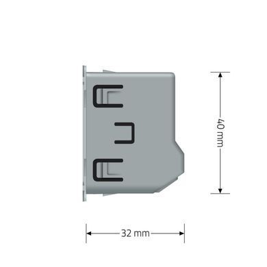 Intermediate touch dimmer switch 1 gang module Livolo