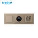 LIVOLO touch thermostat for underfloor heating + 1-gang one-way/two-way switch + 16 A socket with 18 W USB-C