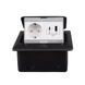 Напольная розетка LIVOLO с USB и HDMI, встраиваемая, выдвижная, с заземлением, IP44, плавное открытие, алюминиевый корпус