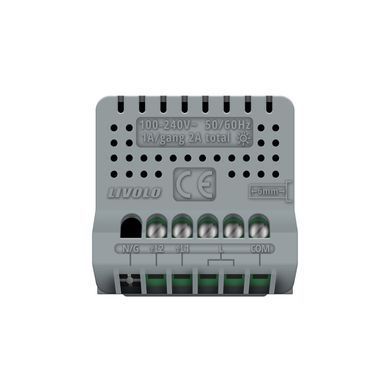 Розумний механізм сенсорний прохідний/перехресний ZigBee вимикач 2 сенсора Livolo