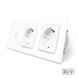 Remote touch dimmer 1 gang 2 sockets Livolo