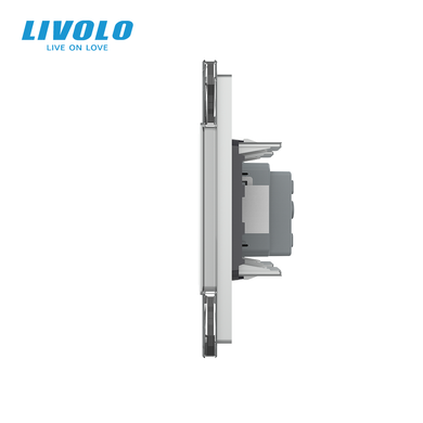 Подвійна електрична розетка LIVOLO