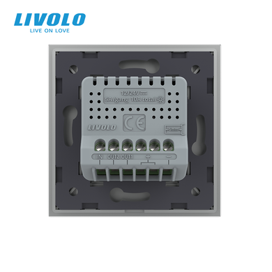 Momentary touch switch LIVOLO, 2 gangs, 12&ndash;24 V