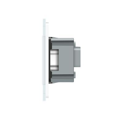 Smart touch light switch LIVOLO EC, 1 gang + socket, 16 A, earthed
