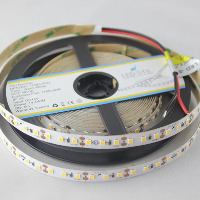 LED лента LED-STIL 3000K, 14,4 W, 2835, 120 шт, IP33, 12V, 1400LM